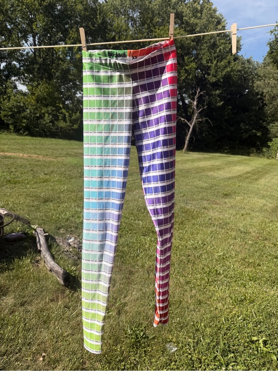 Blackmilk Other - Blackmilk hex code Rainbow Grid Leggings, XS
